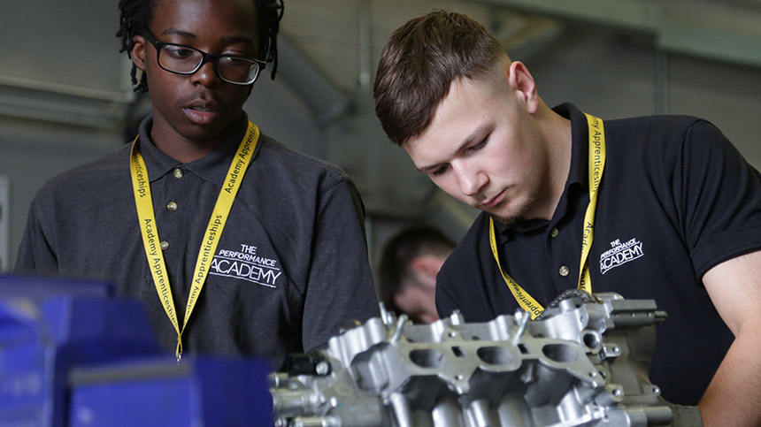Apprentices at Stellantis Academy, Coventry